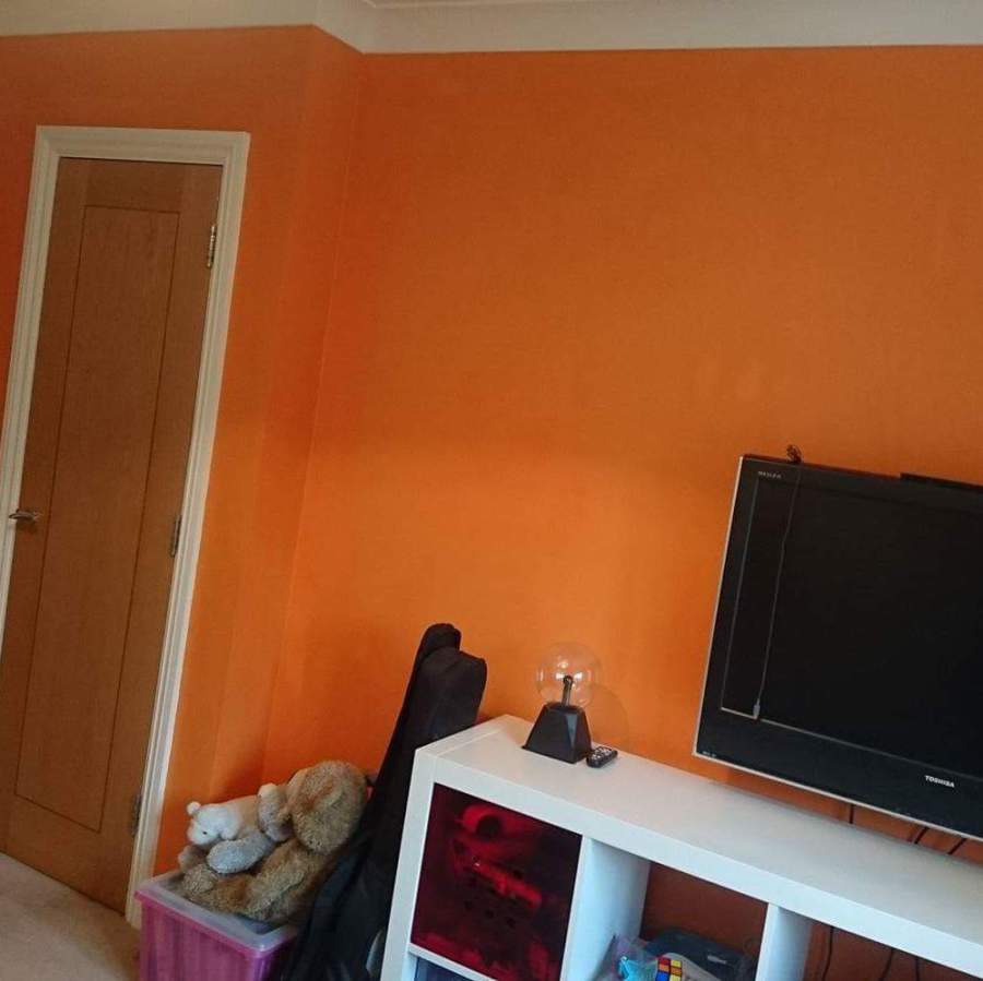 Feature wall and boys bedroom decoration