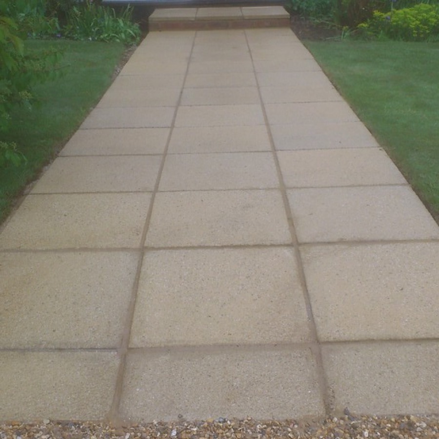 New front path laid
