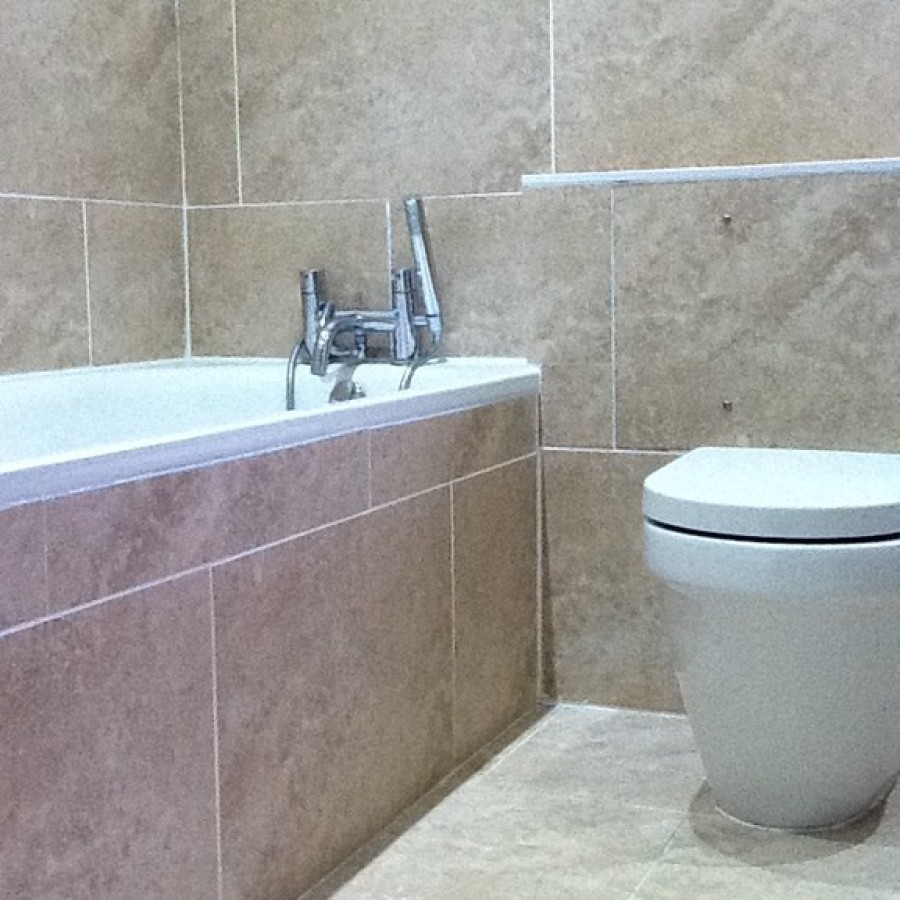 Bathroom tiling